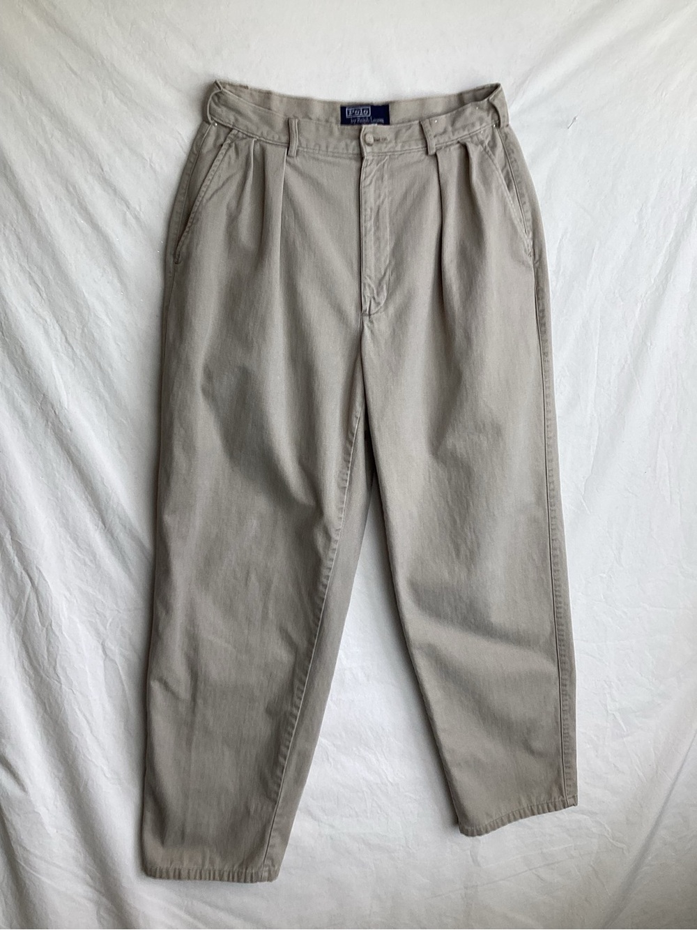 Vintage Polo by Ralph Lauren chino pleated pants 31 x 30